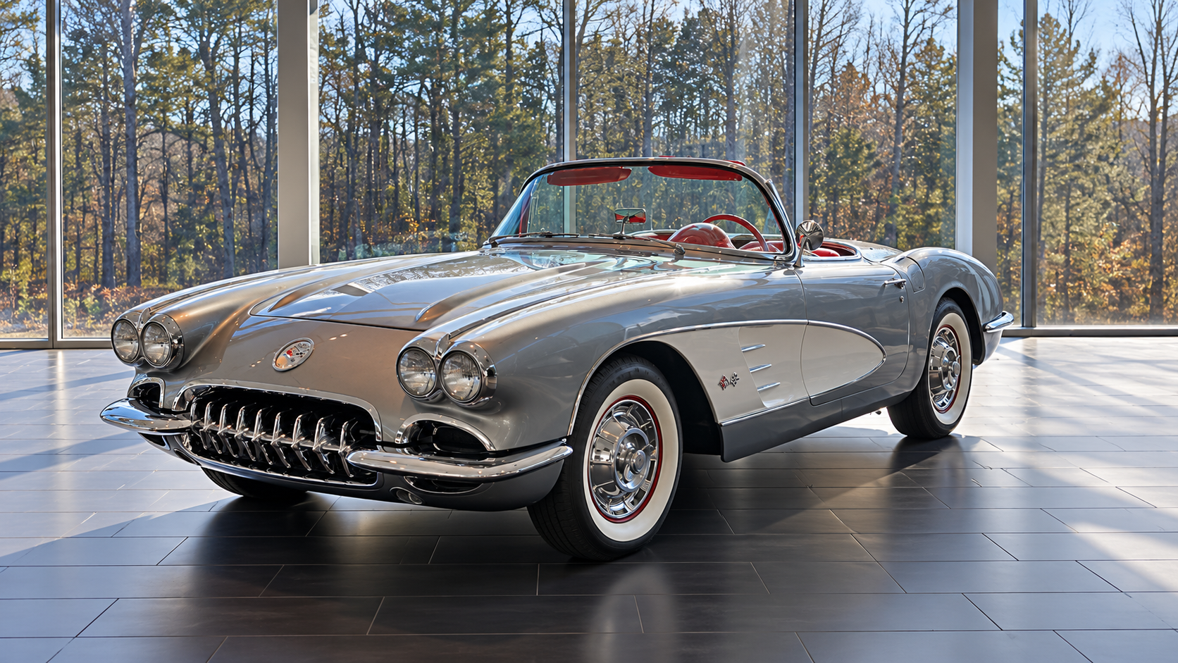 Classic Corvette presented after specialty appearance care